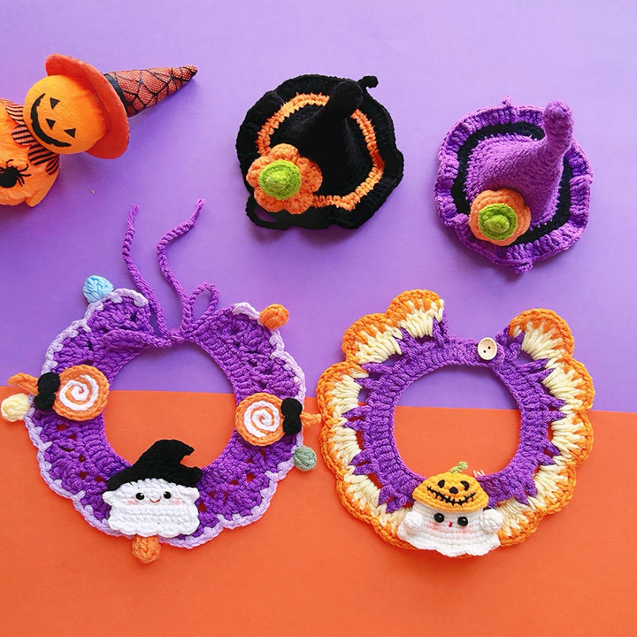 ハロウィンバンダナと帽子