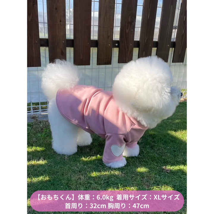 ポイントハートマークハイネックトップス