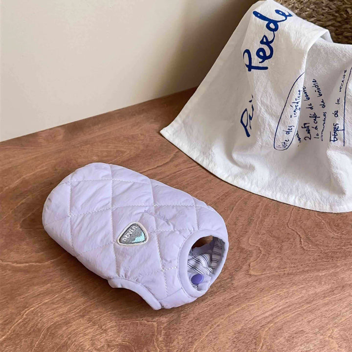 パステルカラーキルティングベスト