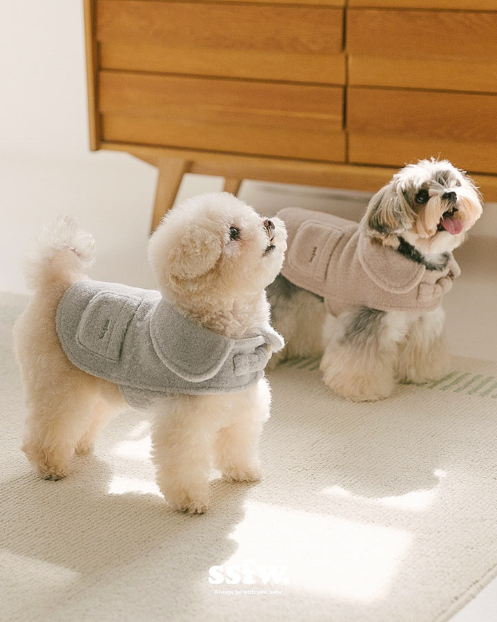 ミルクティーダッフルコート