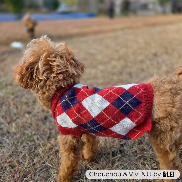 ブリティッシュチェック柄ニット