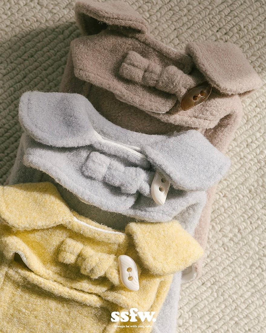 ミルクティーダッフルコート