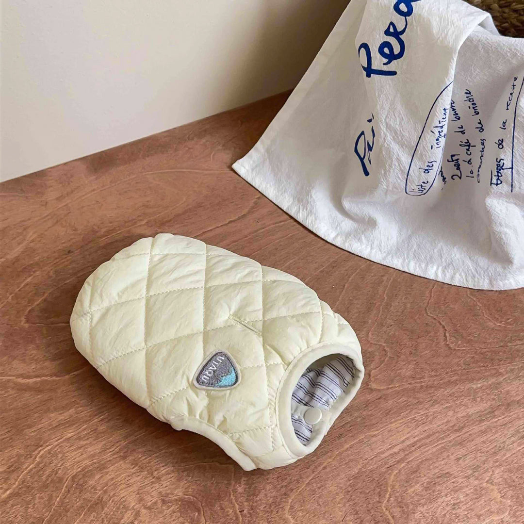 パステルカラーキルティングベスト