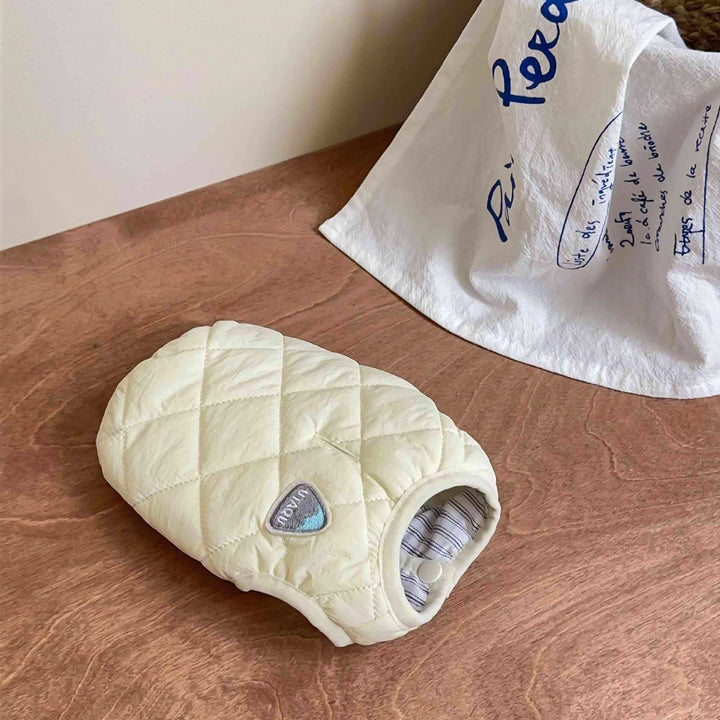 パステルカラーキルティングベスト