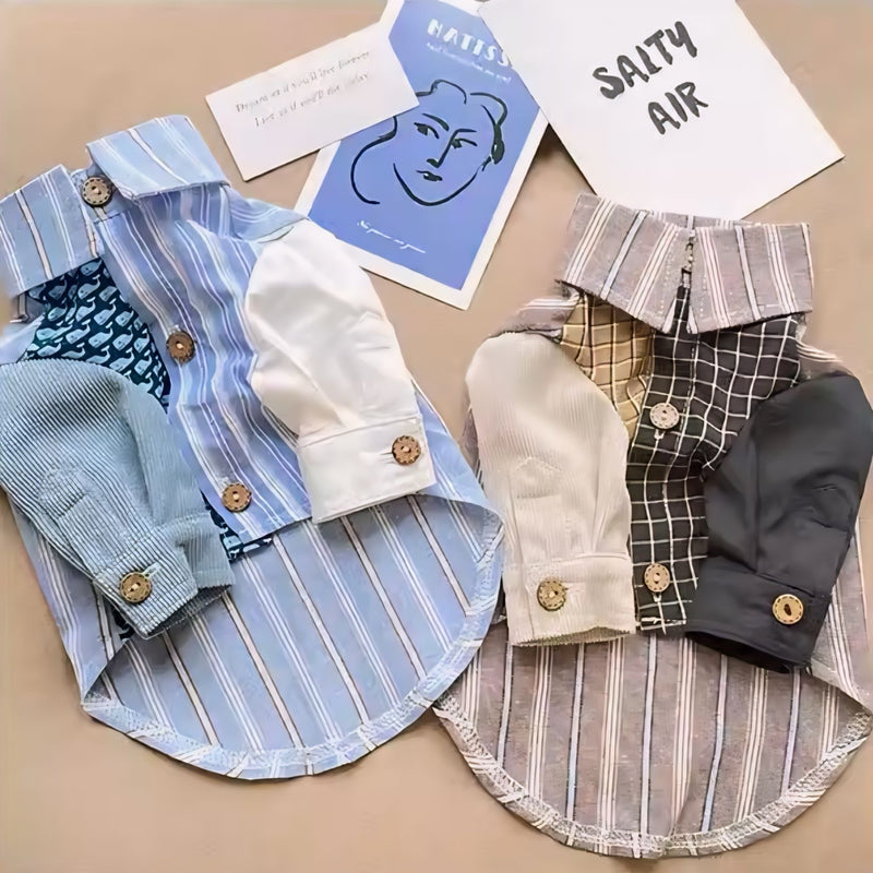 アシンメトリーデザインシャツ