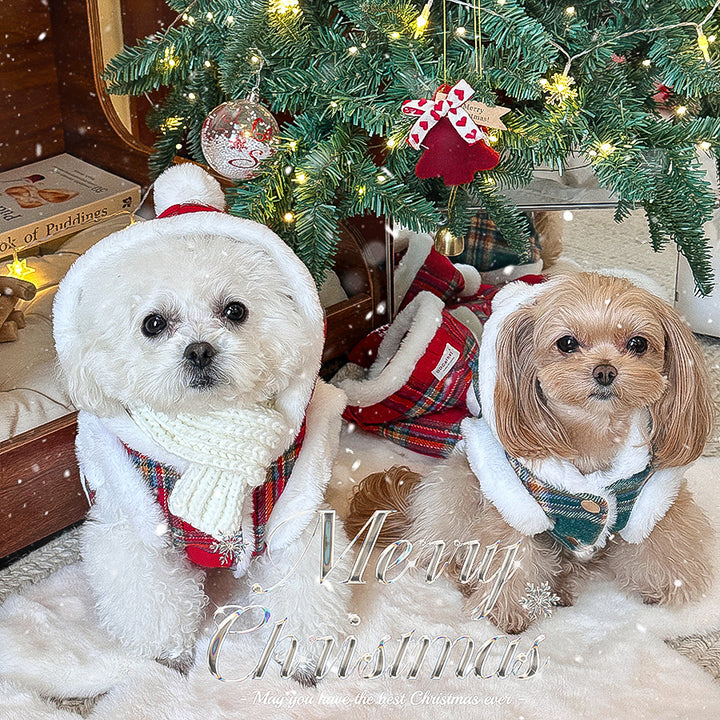 ホリデーチャームチェックコート