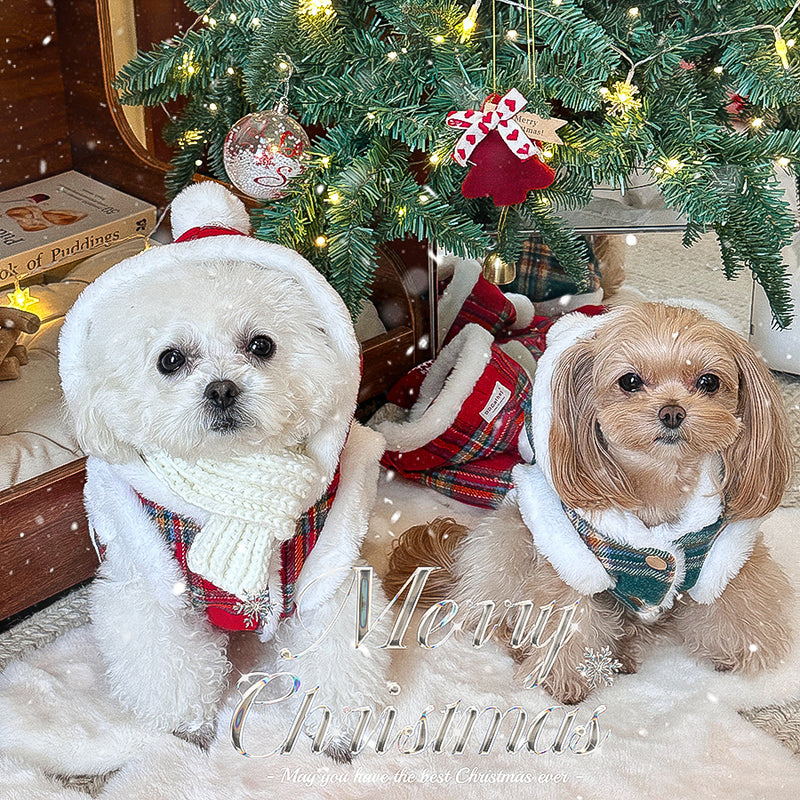 ホリデーチャームチェックコート