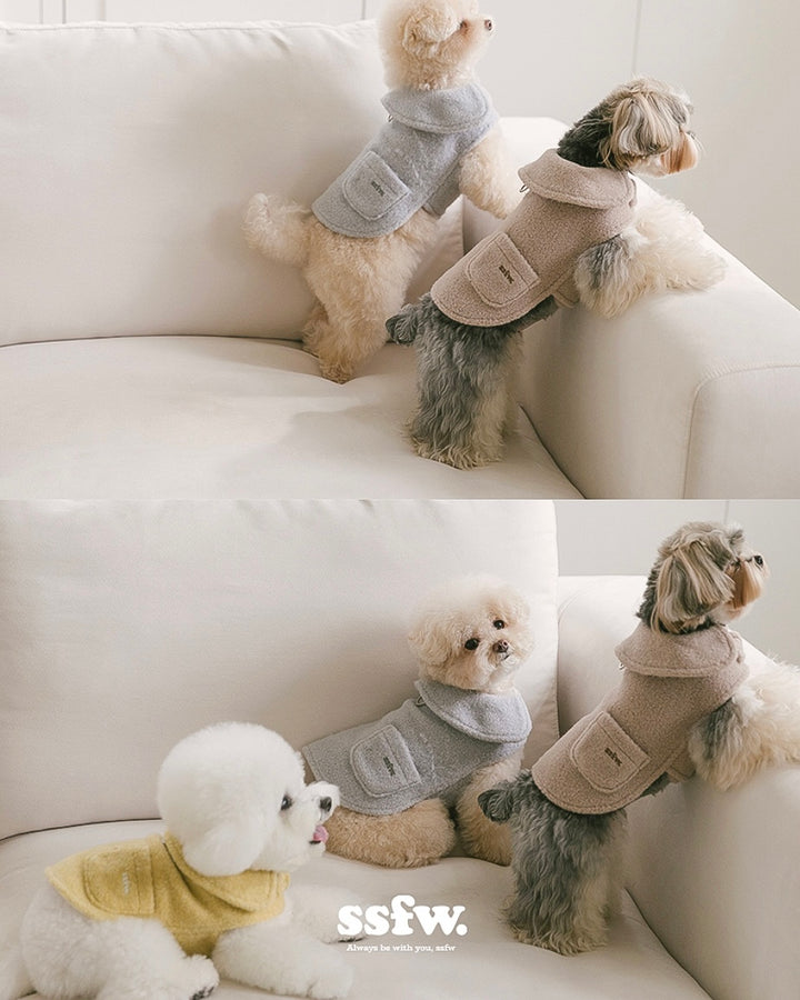 ミルクティーダッフルコート