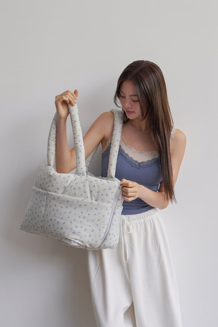 WIDE BAG - BABY BLUE