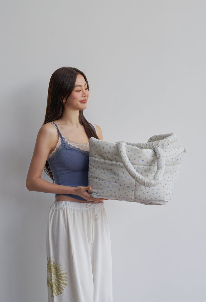 WIDE BAG - BABY BLUE