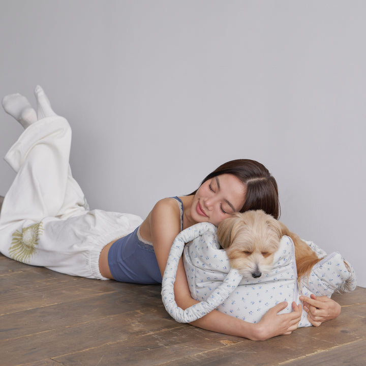 WIDE BAG - BABY BLUE