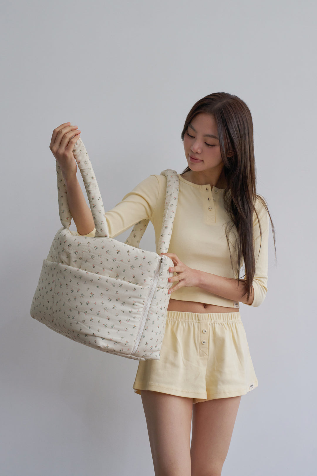 WIDE BAG - BABY IVORY