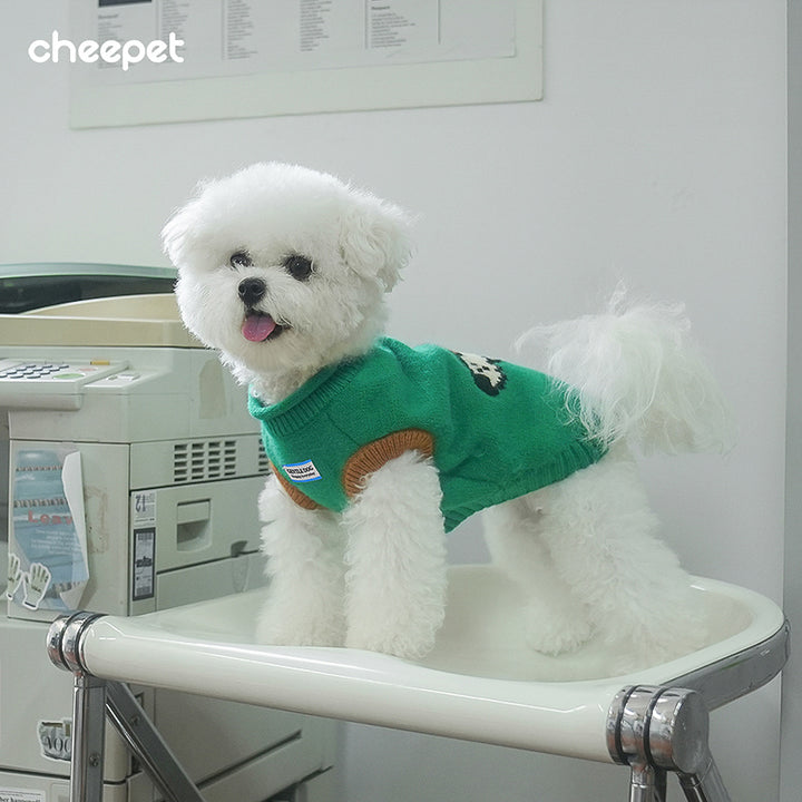 キャップドッグ・カラフルニット