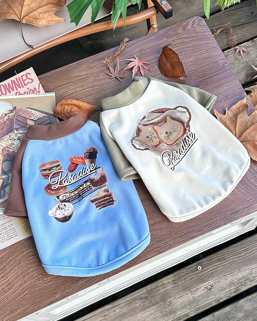 プリントデザインポップTシャツ