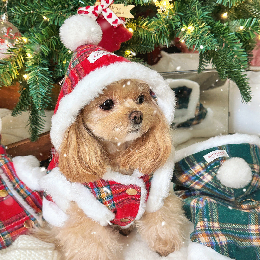 ホリデーチャームチェックコート