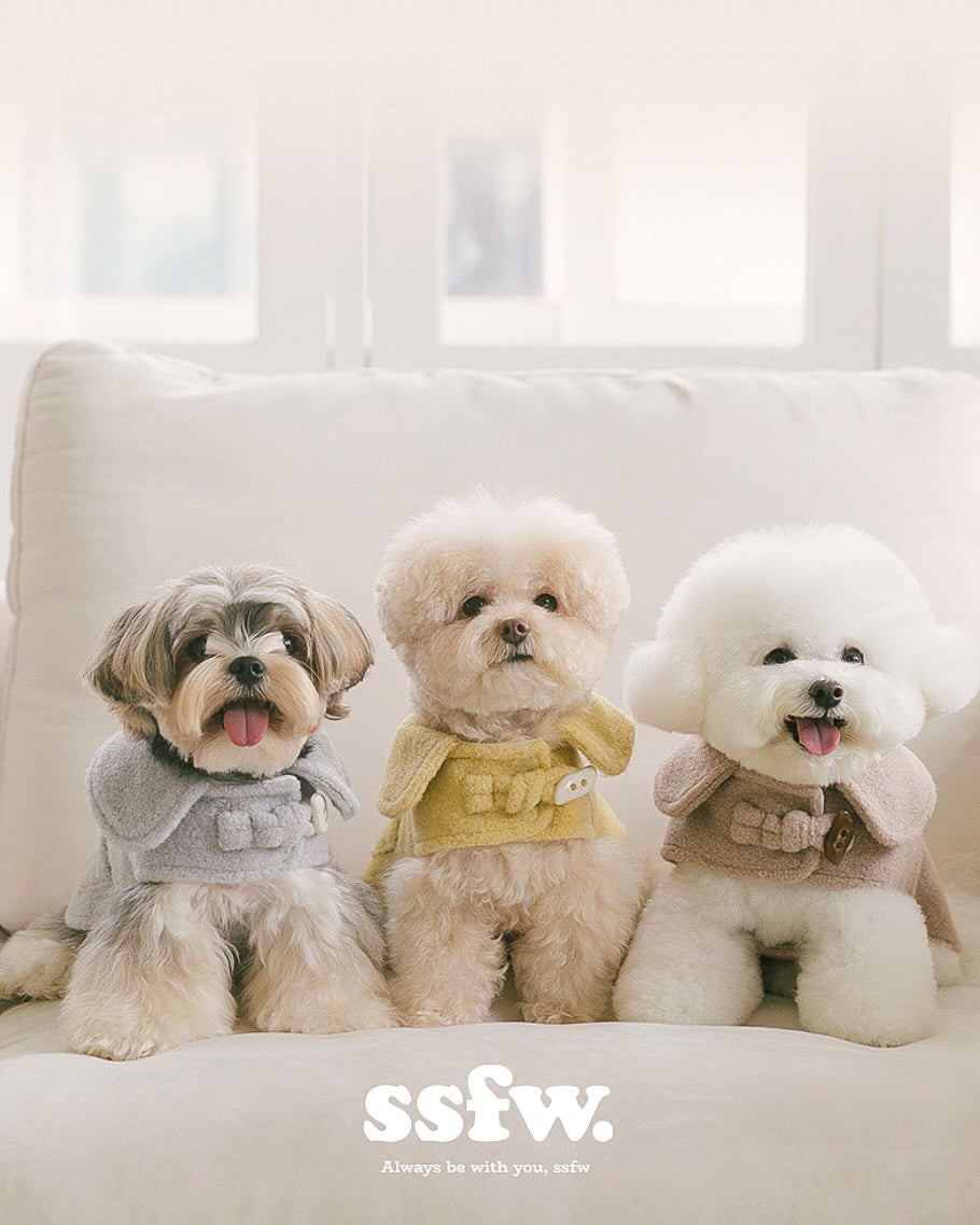 ミルクティーダッフルコート