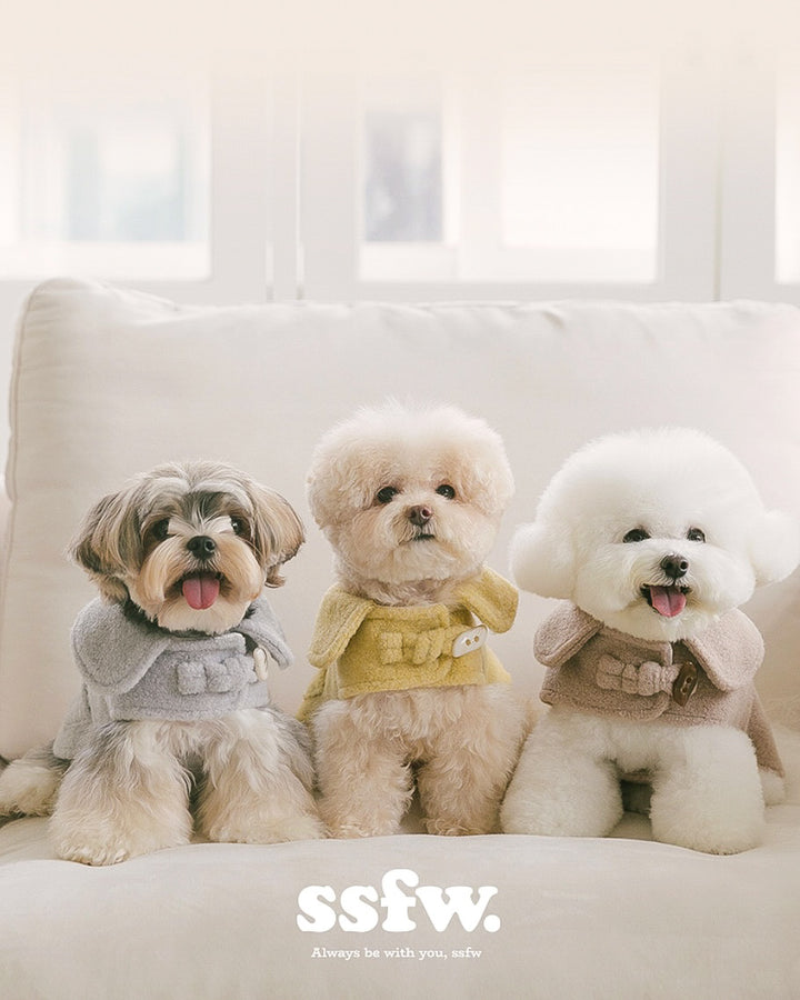 ミルクティーダッフルコート