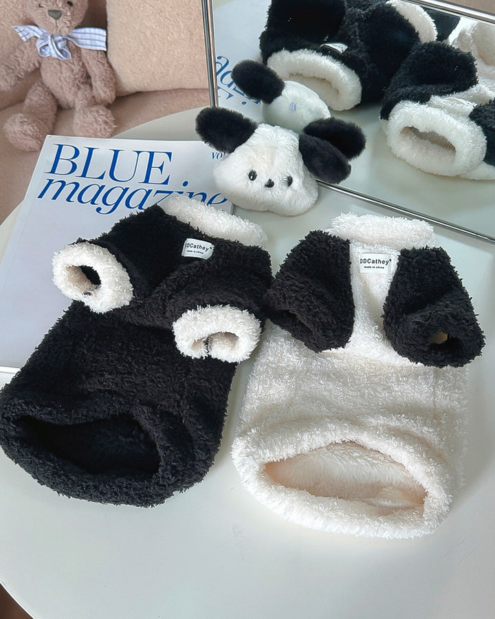 ふわふわモノトーンボアトップス