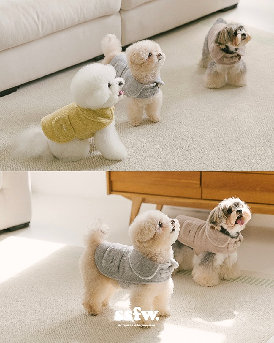 ミルクティーダッフルコート