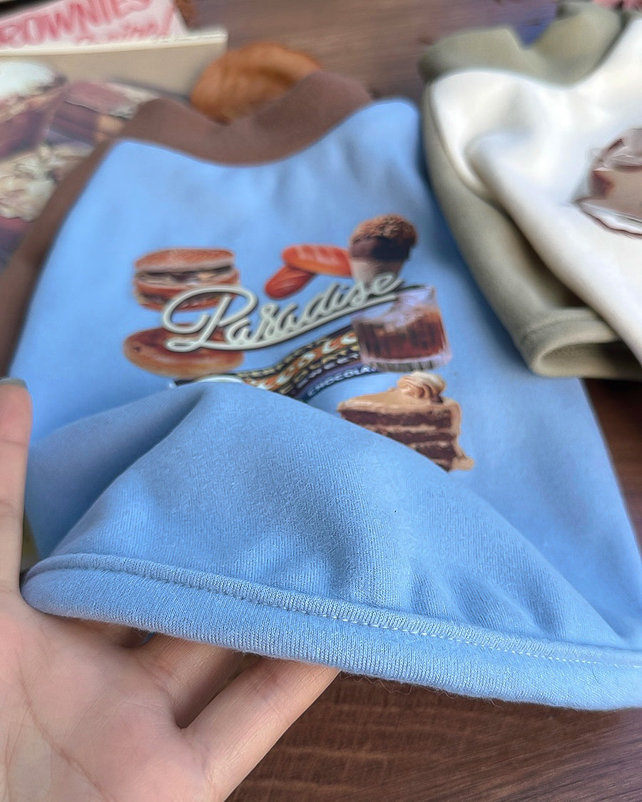 プリントデザインポップTシャツ