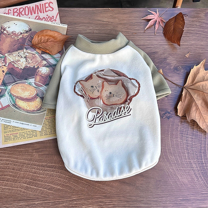 プリントデザインポップTシャツ