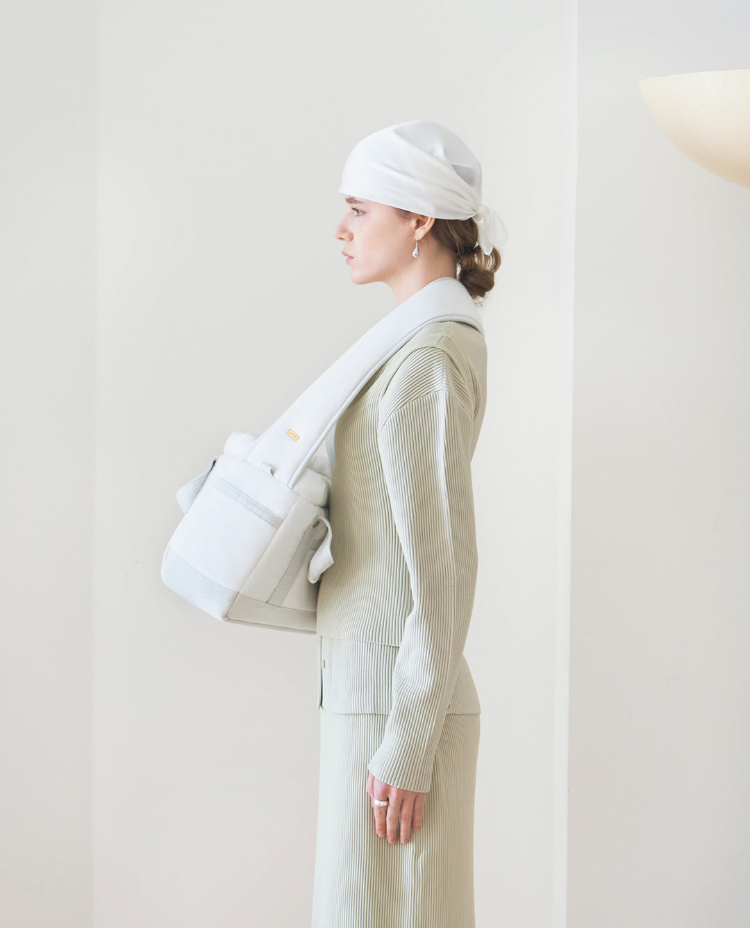 Pillow Bag｜ピローバッグ（ホワイトグレー）