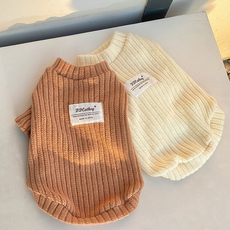 ふっくらリブニットトップ