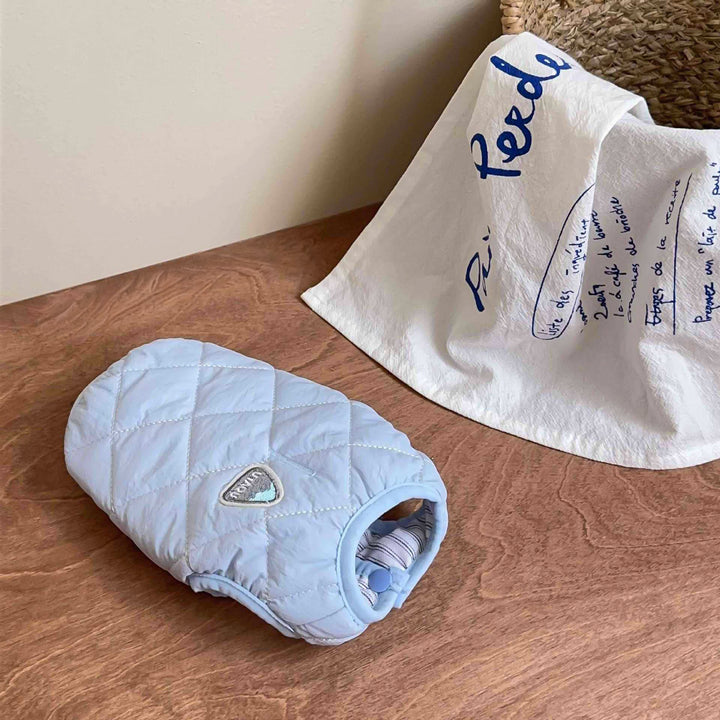 パステルカラーキルティングベスト