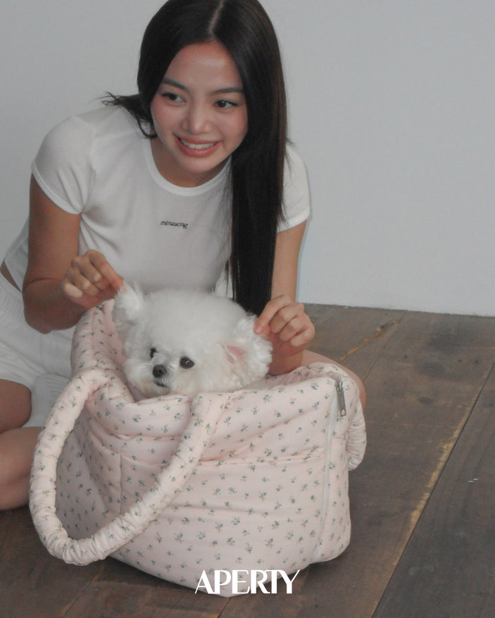 WIDE BAG - BABY PINK