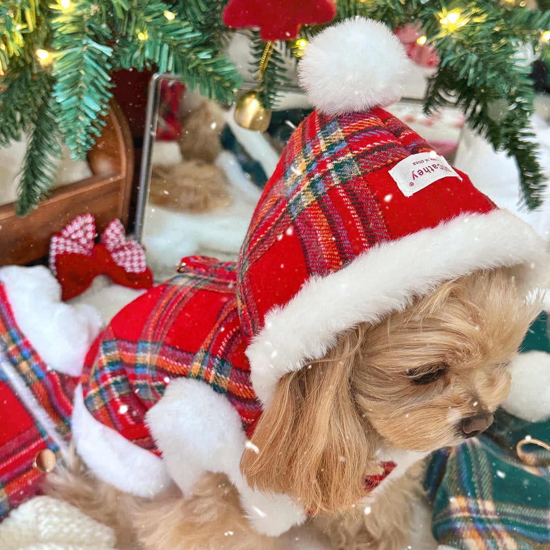 ホリデーチャームチェックコート