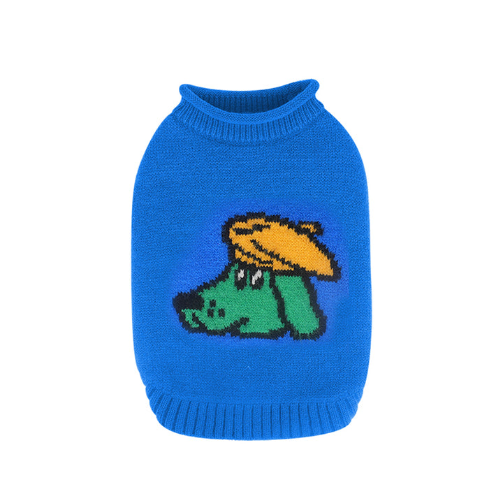 キャップドッグ・カラフルニット