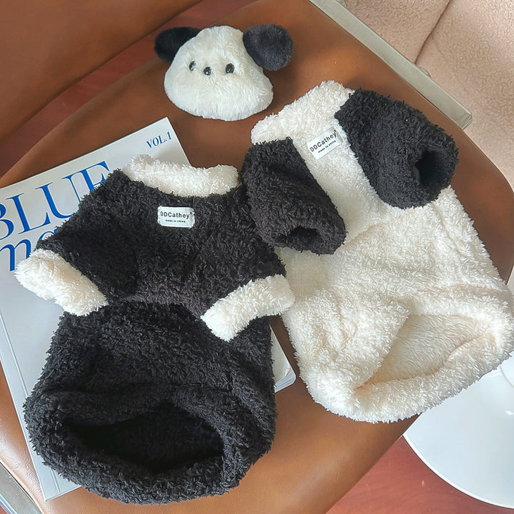 ふわふわモノトーンボアトップス