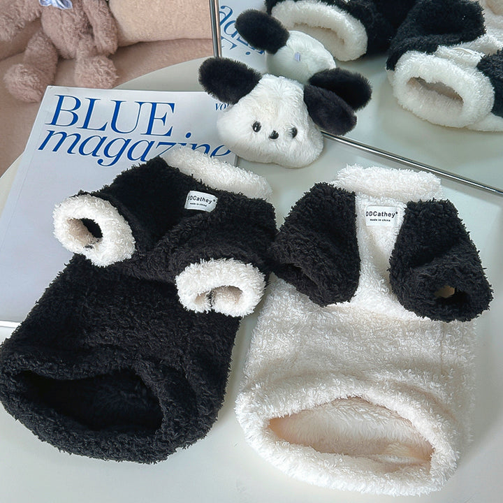 ふわふわモノトーンボアトップス