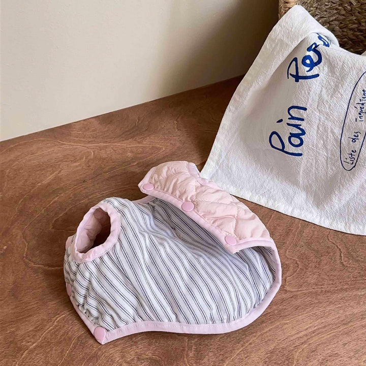 パステルカラーキルティングベスト