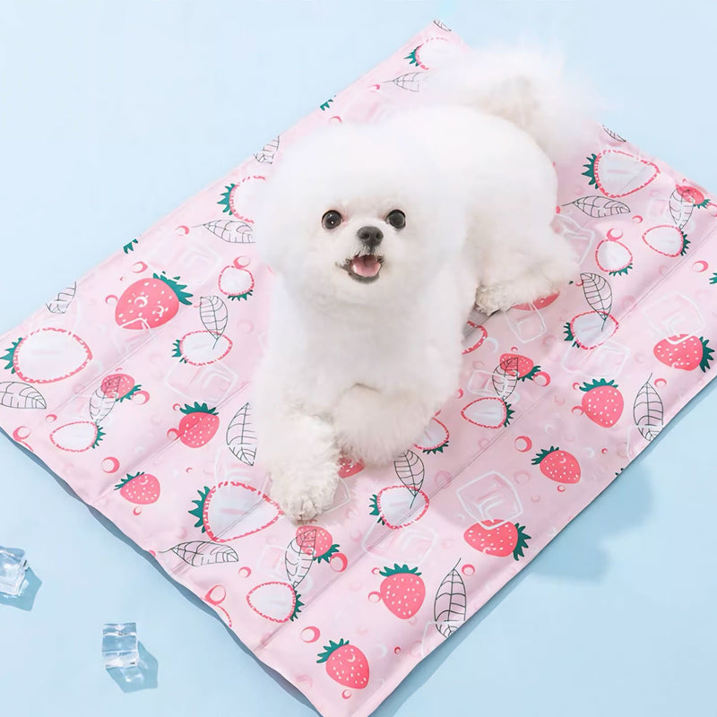 冷却ひんやりいちごマット