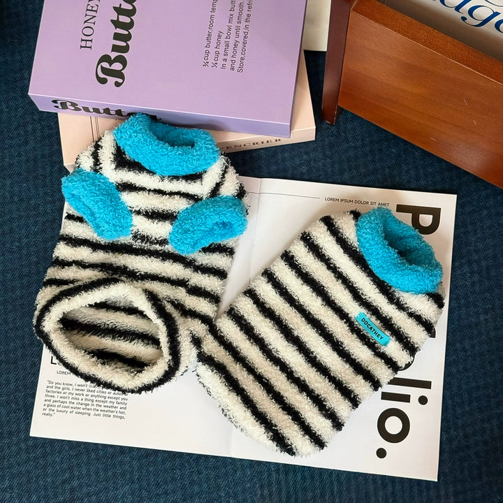 もこもこボーダーファジートップ