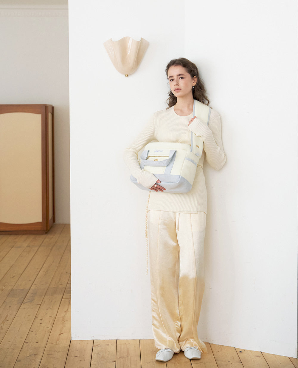 Pillow Bag｜ピローバッグ（レモンブルー）