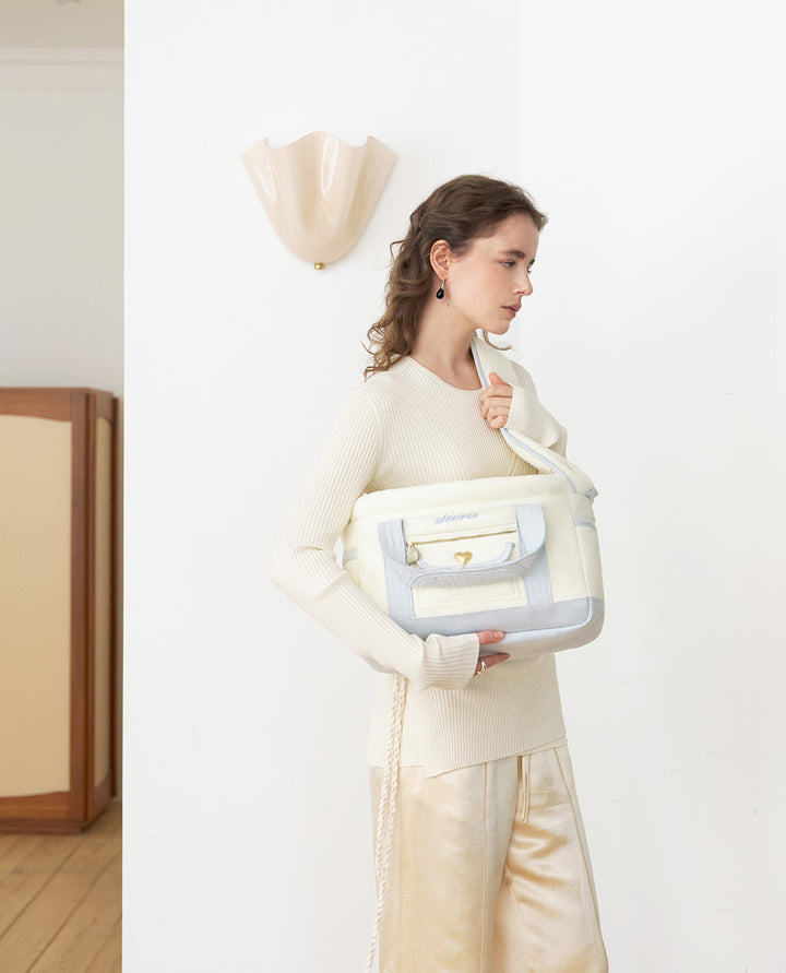 Pillow Bag｜ピローバッグ（レモンブルー）