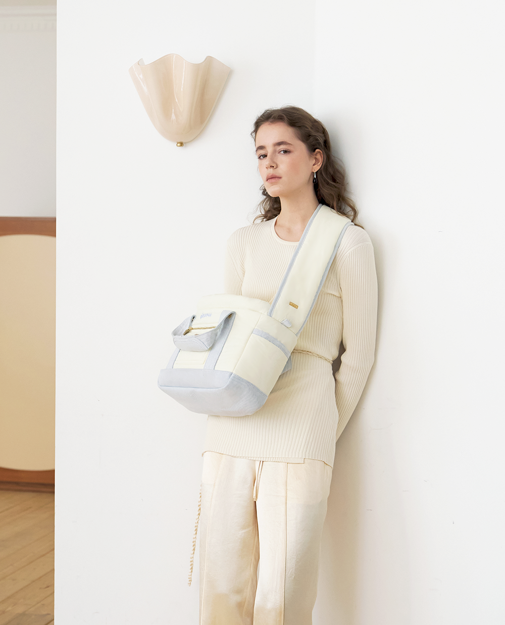 Pillow Bag｜ピローバッグ（レモンブルー）
