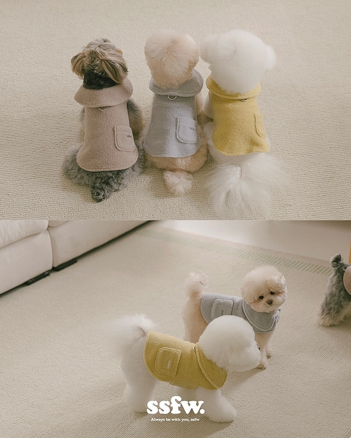 ミルクティーダッフルコート