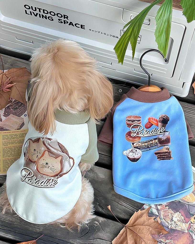 プリントデザインポップTシャツ