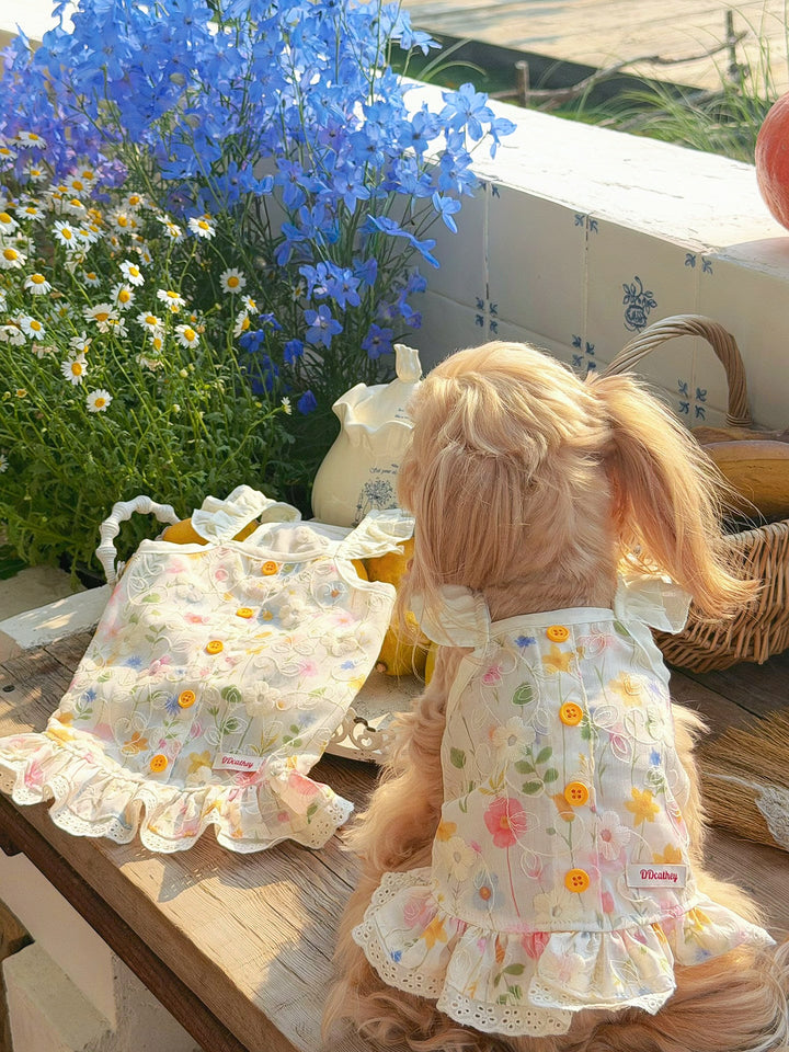 ガーデンフラワーフリルワンピース