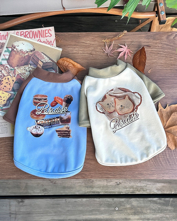 プリントデザインポップTシャツ