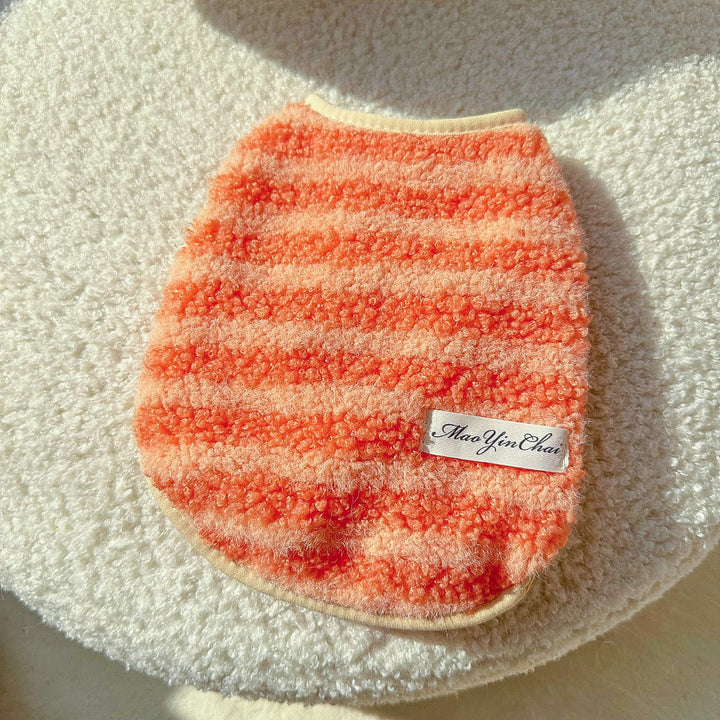 ミルキーボーダーウォームベスト