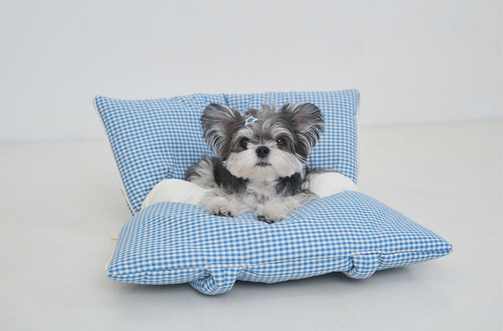 WIDE BAG - PLAID GREEN