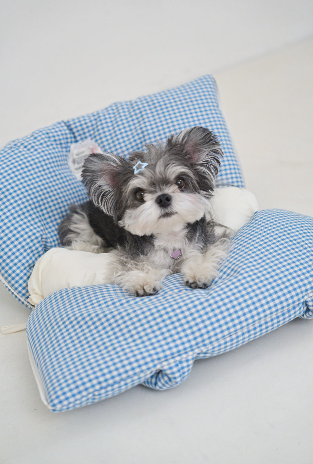 WIDE BAG - PLAID RED