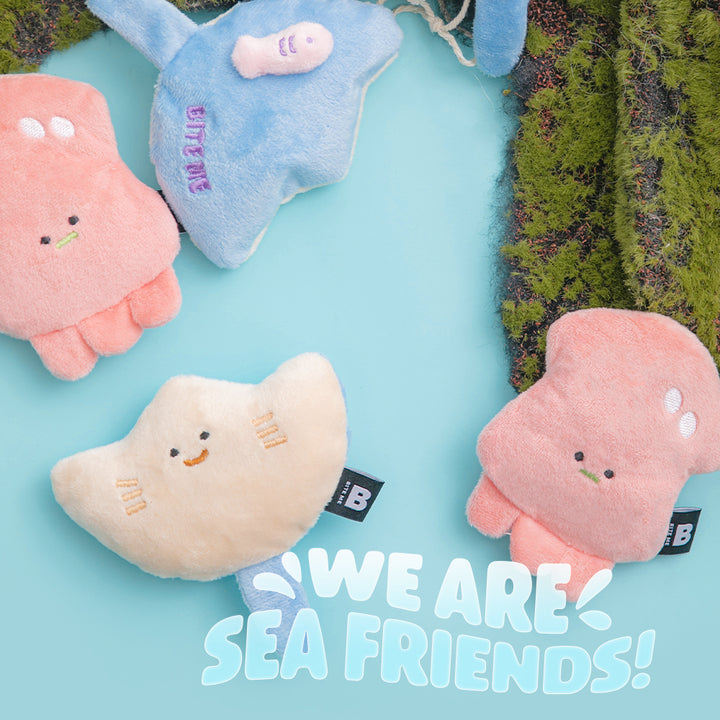 海のお友だちおもちゃ エイ&イカ